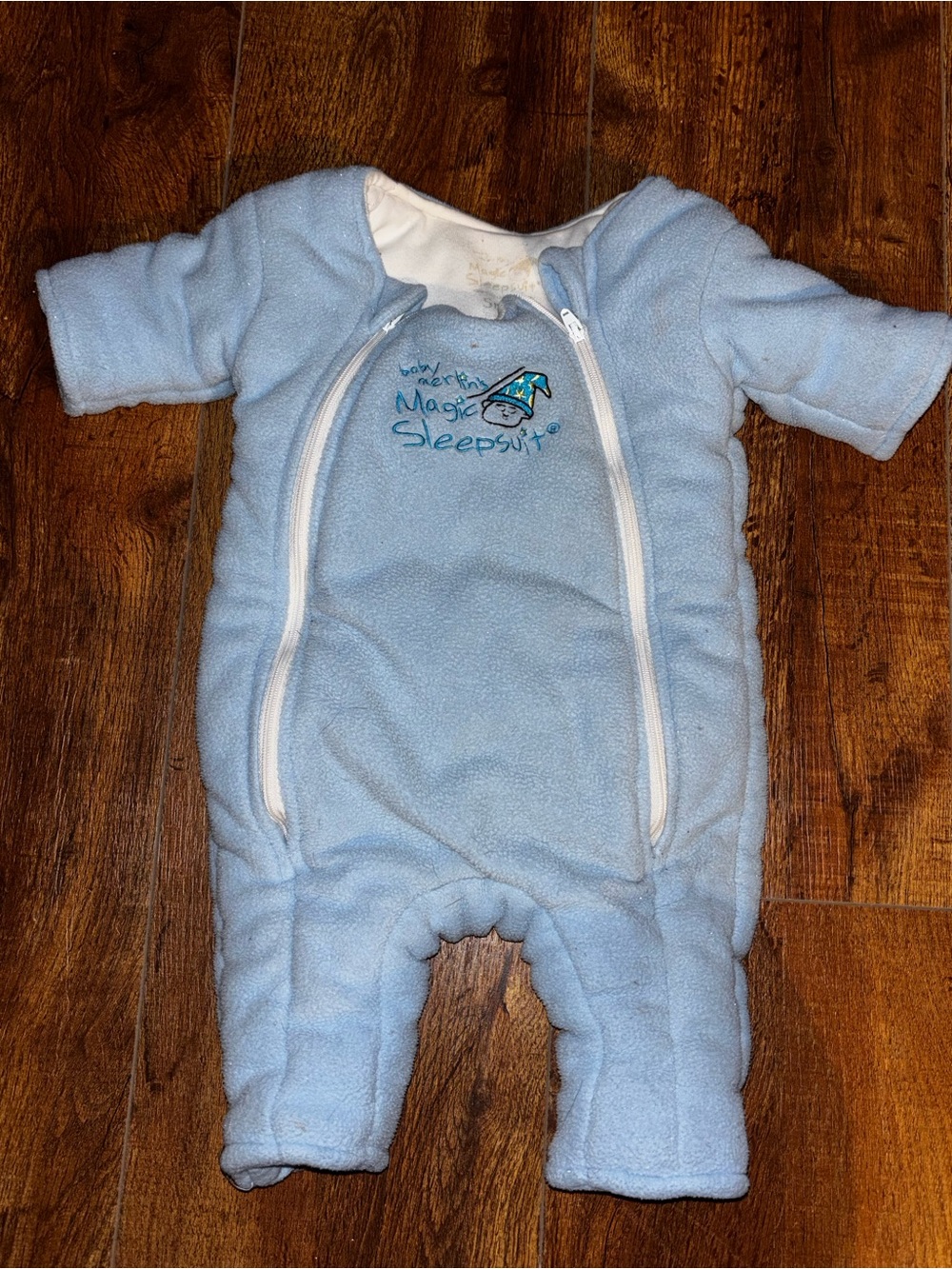 Baby Magic Sleepuit Light Blue Fleece One-Piece